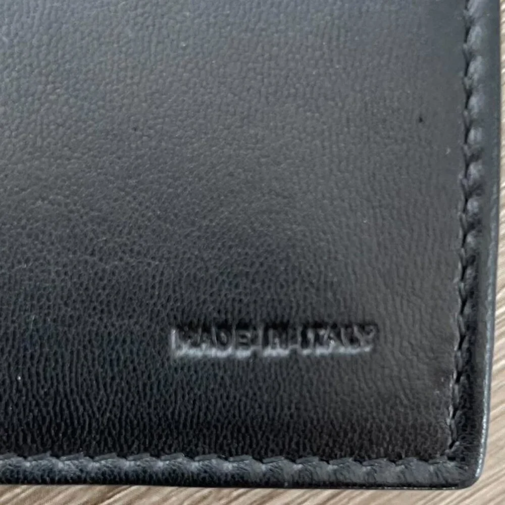 Fendi Ff Embossed Leather Wallet / Crossbody Bag- Rare & Discontinued